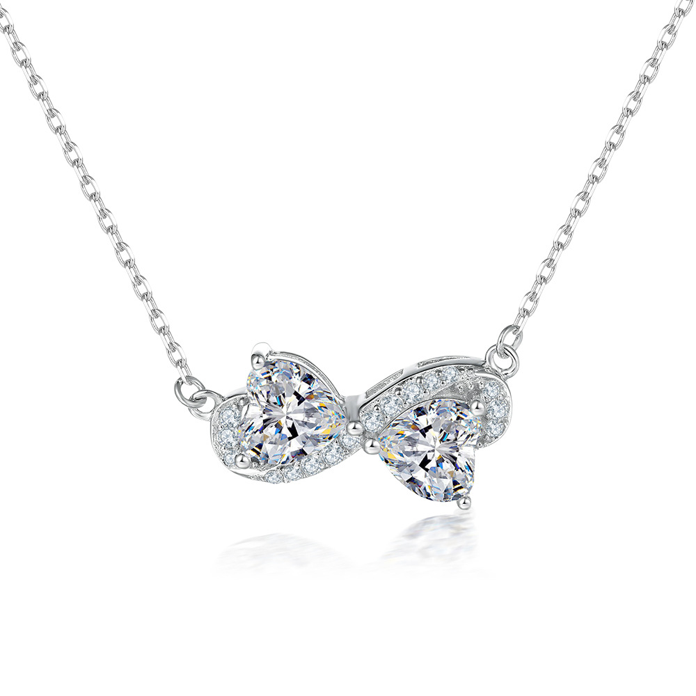 925 Silver Infinity Heart Necklace